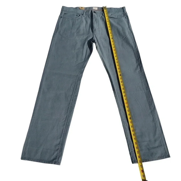 NWT Dockers Pacific 5 Pocket Straight Fit Grey Pants Men W38 L34 - Picture 9 of 10